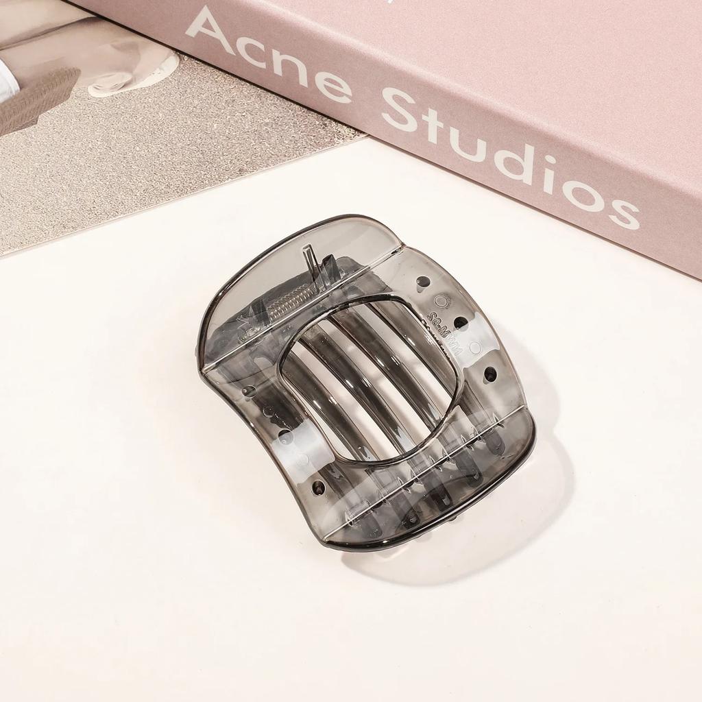 Nouvelles grandes et petites pinces à cheveux en PC pour femmes, accessoires pour cheveux antidérapants, épingles à cheveux vintage en forme d'arc en forme de griffe de canard, barrettes pour filles