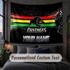 Custom Name Text Tapestry,Penrith Panthers Decorative Wall Hanging, Background Tapestry For Home Bedroom
