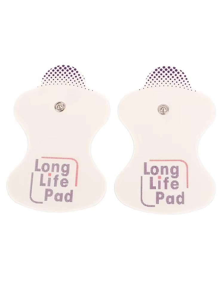 2PCS Long Life Pad Electrode Massage Pads Cable for Digital Tens Acupuncture Device Body Massager Therapy Machine