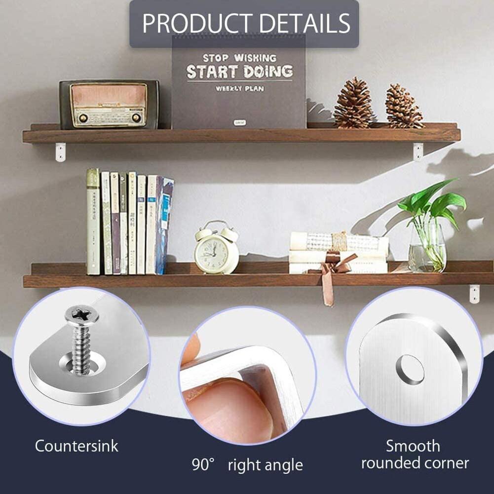 Senkbohrungen Design L-förmige Winkel Edelstahl Ecken
