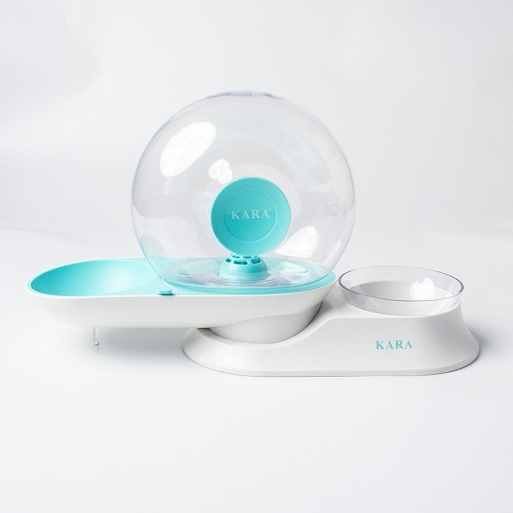 

Snail Shaped Pet Water Fountain Dual-purpose Automatic Drinker New Cat Food Bowl Pet Supplies синій