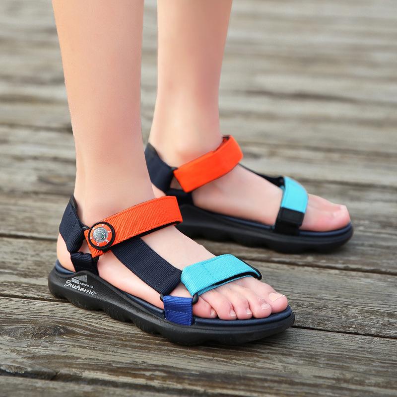 Candy Sandals Boys Shoes Beach Shoes Girls Shoes South East Asia Ribbon Kids Beach Shoes