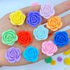 10Pcs New Cute Mini 23mm Rose Series Flat Back Resin Cabochons Scrapbooking DIY Jewelry Craft Decoration Accessorie