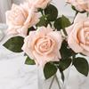 Real Touch Artificial Rose Flower Realistic Fake Flower Simulation Big Rose  Valentine's Day