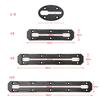 Yak Outdoors YKZ-47 Durable Abs Kayak Accessories-New Rail Track Mount for Lakes & Rivers
