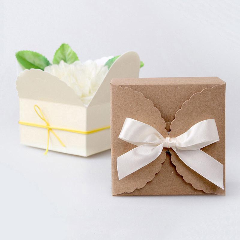 5Pcs Paper Handmade Soap Folding Box Candy Gift Colored Wedding Paper Box Minimalist Packaging Gift Box