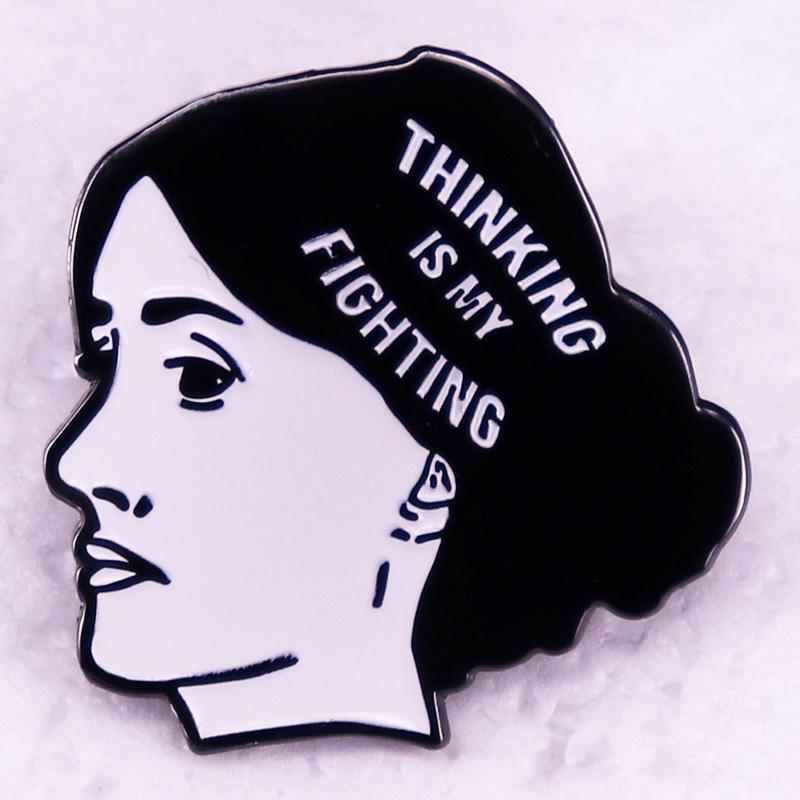 Celebrity Quote Brooch