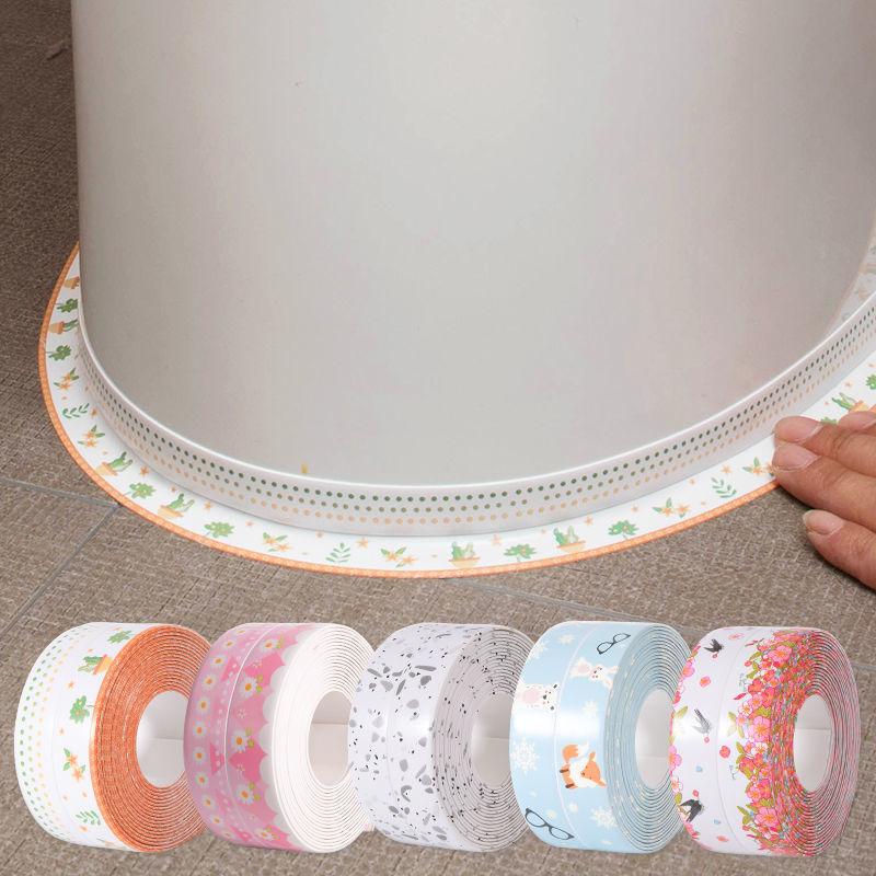 Kitchen PVC Waterproof Wall Paste Beauty Seam Paste Mildew Proof Tape Bathroom Sink Seamless Paste Tape