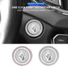Car Logo One-click Button Start Stop Engine Sticker For Renault ZOE 3 4 Austral Kardian Rafale Kangoo Arkana Clio Koleos Megane T111
