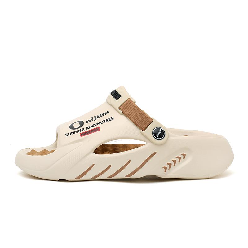 New Men Massage Slippers Slides Indoor Outdoor Sandals Beach Casual Shoes Comfortable Sole Men's Slippers Big Size 38-47