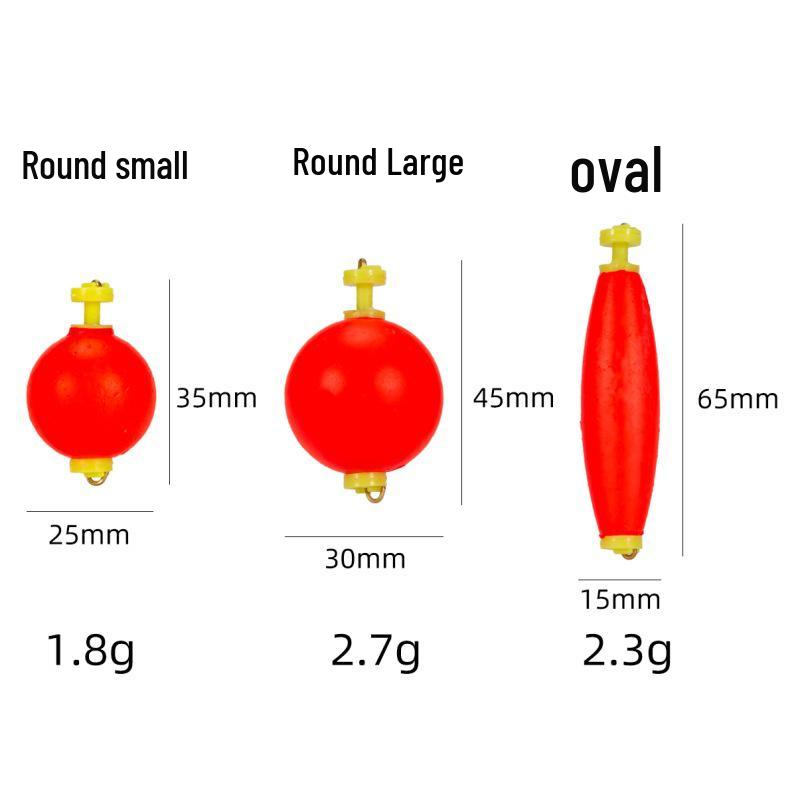 Cross-border EVA Foam Fishing Float - Large Belly, Red Sea Fishing, Spring Design