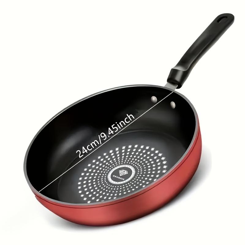 24cm Cast Iron Omelette Pan Nonstick Honeycomb Fry Pan Multi-functional Frying Pan Cookware Gas Induction Cooker Compatible New