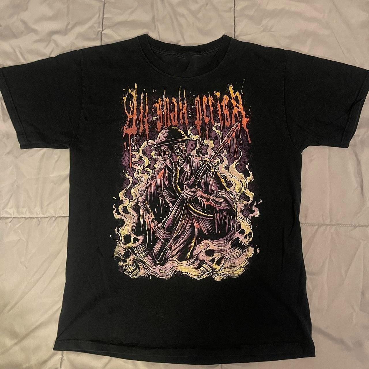 VTG ALL SHALL PERISH Band Album For Fans S-5XL Cotton Black T Shirt CM672 XXXL