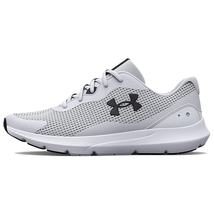 Under Armour Surge 3 Running Shoes White Black Men 3024883-100 44