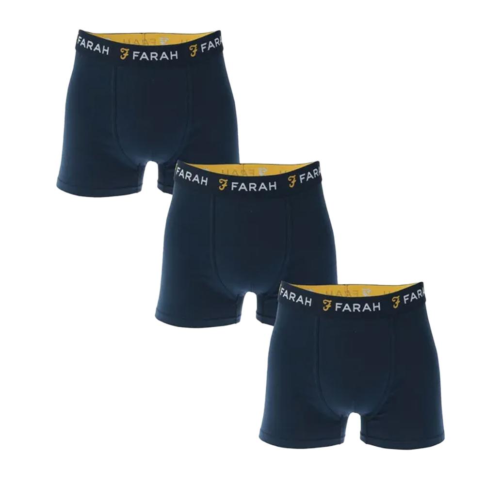 Farah Herren Aveleer Boxershorts (Packung mit 3)