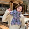 Autumn and winter warm scarf girls cute high-end imitation cashmere couple scarf