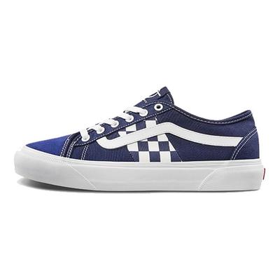 Bess Ni Check Off Low Top Skate Shoes Unisex Sneakers Dark-Blue VN0A4BTHV86