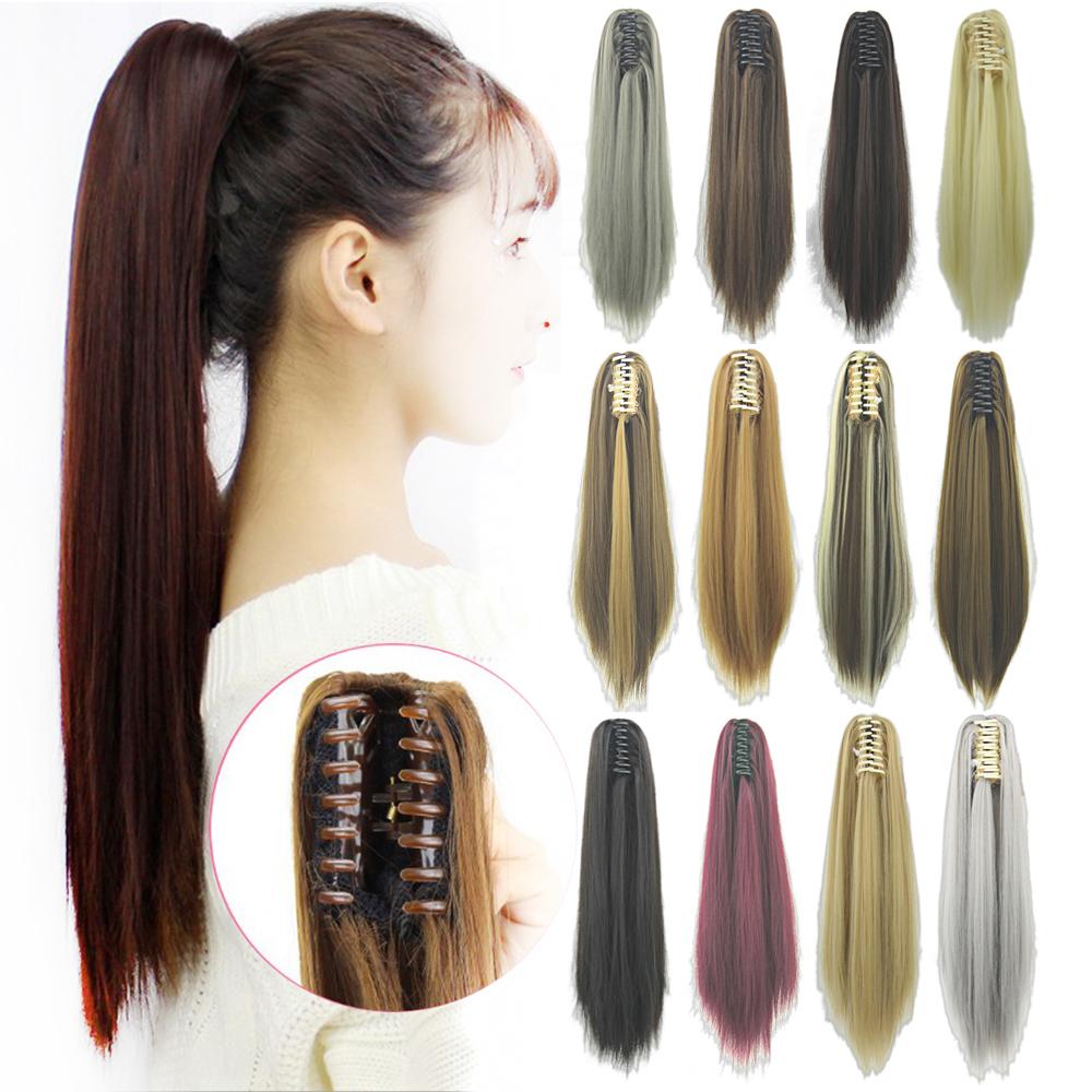 

Толстые длинные прямые волосы с когтями в виде хвоста, наращивание волос, зажим для хвоста в шиньоне, головной убор