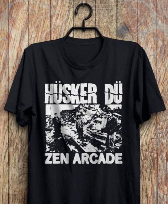 Винтажная футболка Husker Du Zen Arcade - Футболка Husker Du, Husker, Унисекс футболка S