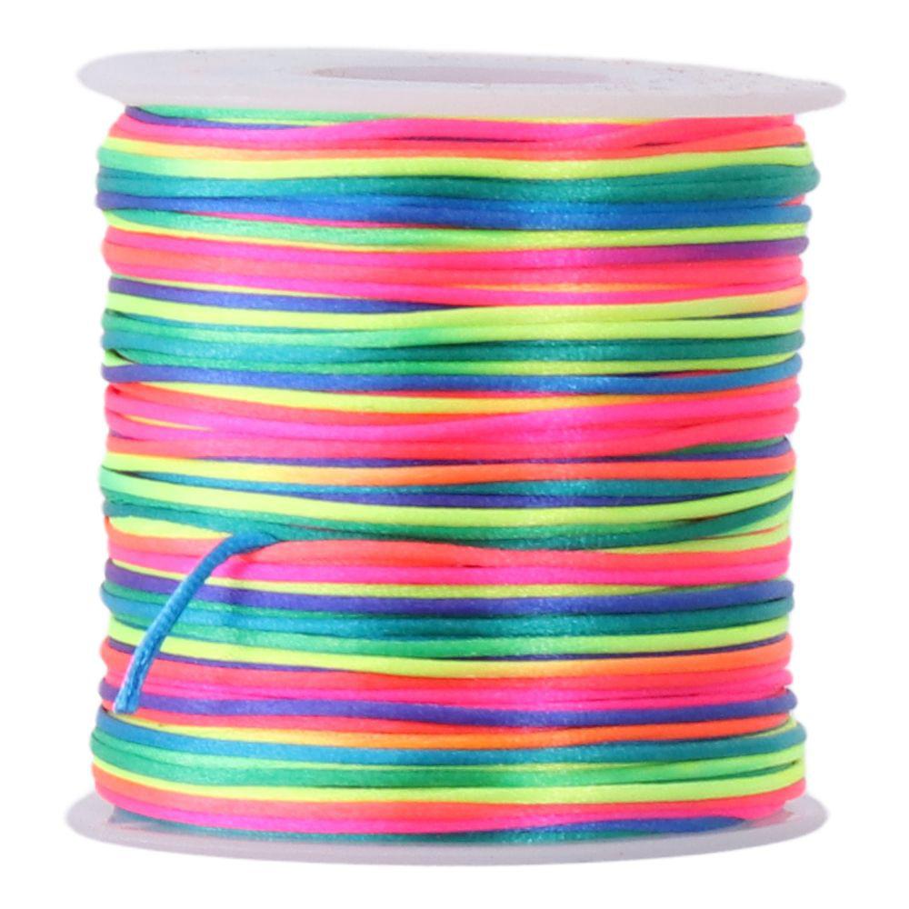 

Necklace Rainbow Nylon Rope Five-color Line Hair Braid Bracelet Braided Rope Colorful Rope Dragon Boat Festival