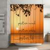 Forest Green Shower Curtain White Bath Rug Bathtub Liner with Rod Waterproof Fabric Decorative Shower Cover for Home Bathrooms