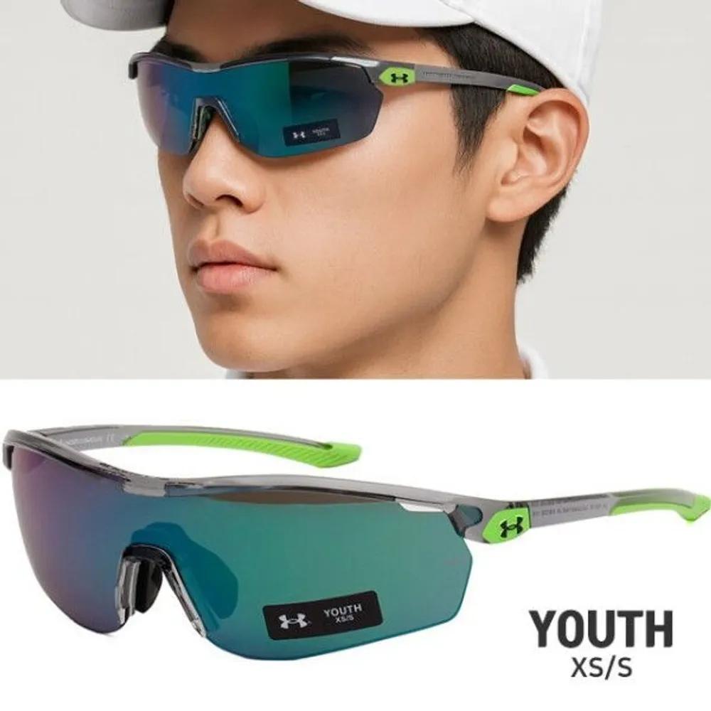

[Under Armour] Sunglasses UA 7001S KB7Z9 Junior Green Mirrored Cycling & Hiking Goggles Fashion