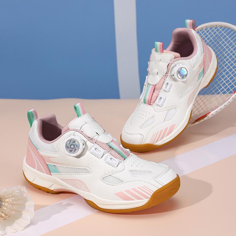 Children'S Badminton Shoes Boys And Girls Outdoor Sports Training Lightweight Non-Slip Breathable Mesh Sneakers