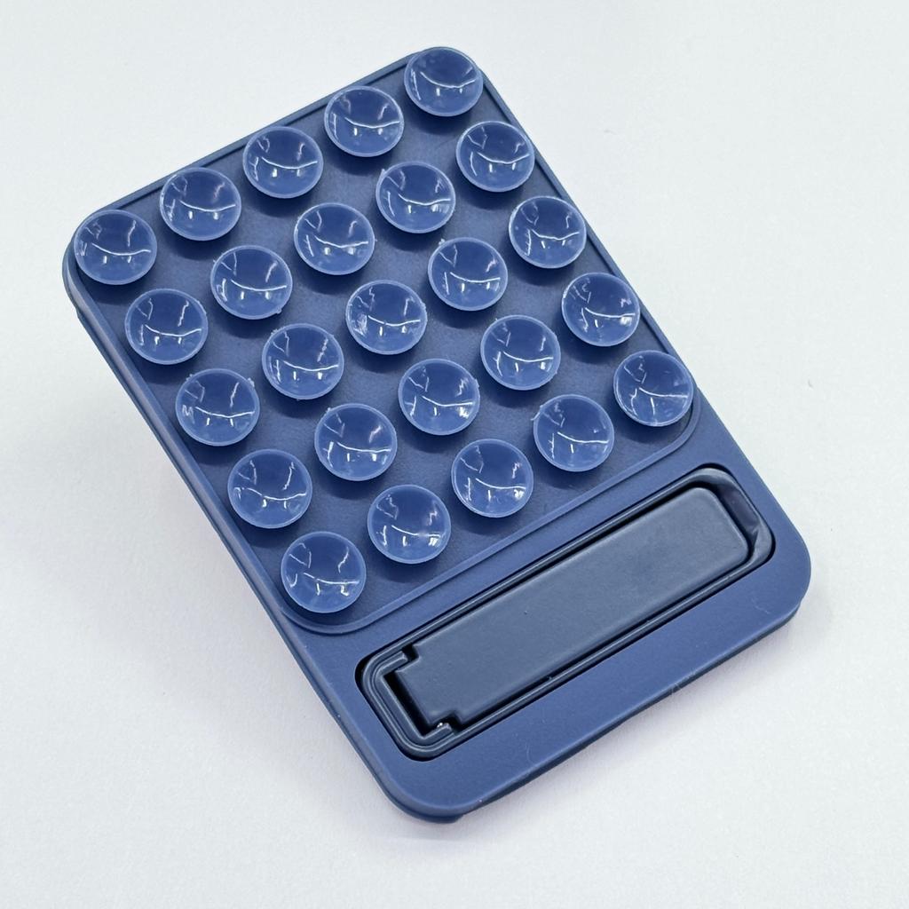 Silicone Suction Cup Phone Back Sticker With Foldable Stand Multifunctional Adhesive Phone Holder Horizontal Vertical Desktop F 5