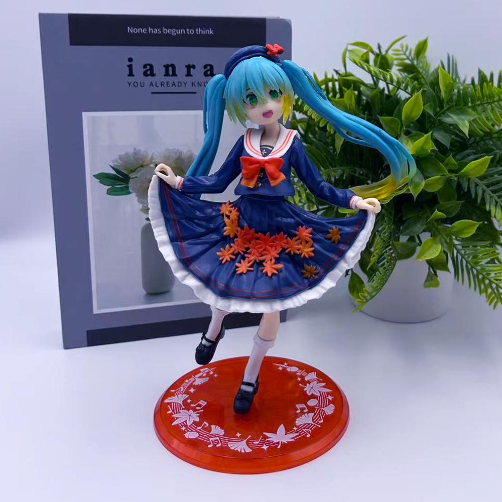 Hatsune Miku Anime Figure Collectible Doll PVC Statue Desktop Decoration Present Designed for Girls Otaku Cosplay Fans Cute And Charming Adorable