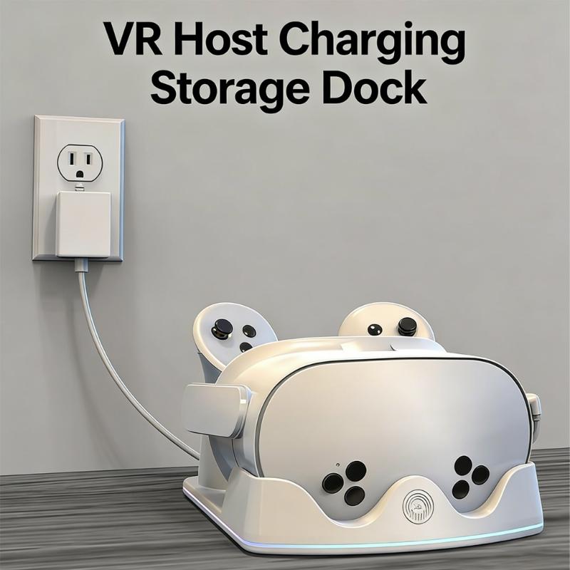 Functional Lighted Charging Stand For Digital Entertainment Systems Series Efficient Electricity Transfer And Grip Base