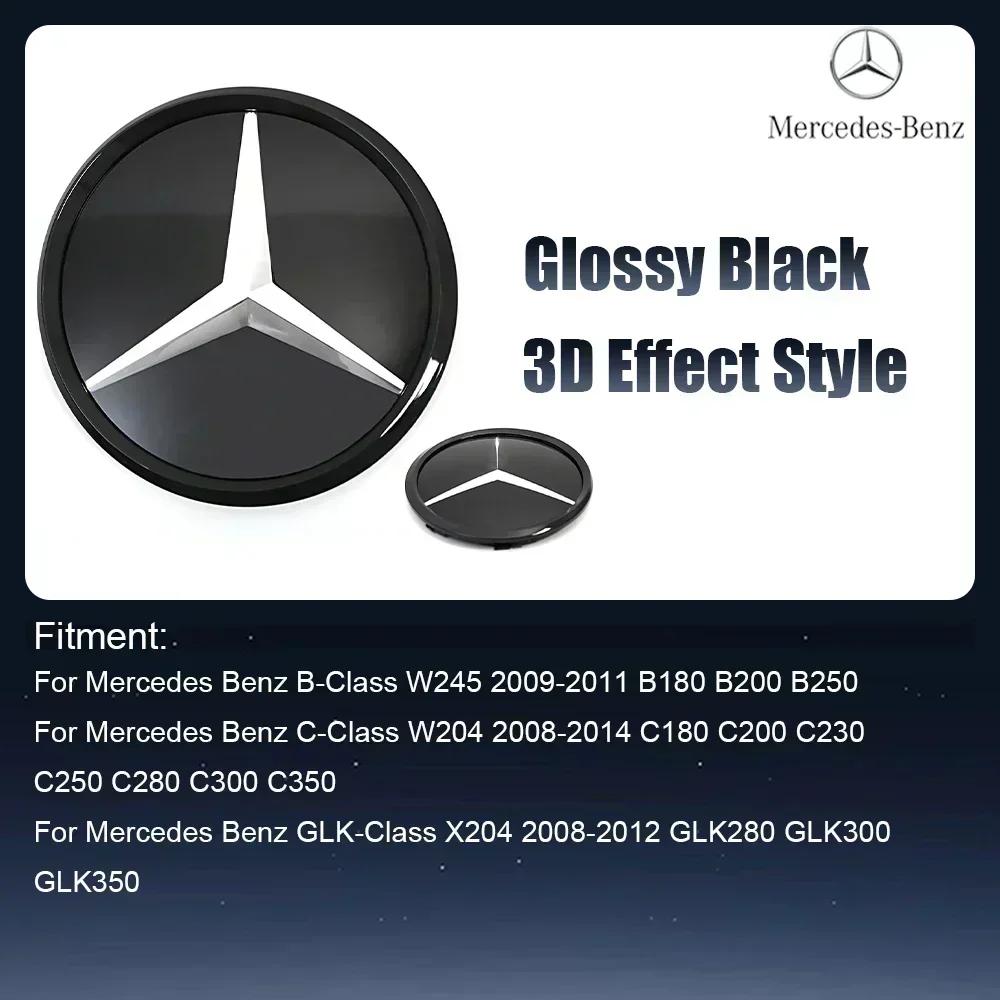 

Car Sticker For Mercedes Benz Silver And Black OE LED Emblem Light Car Front Grille Illuminated Logo Star Badge For Mercedes Ben
