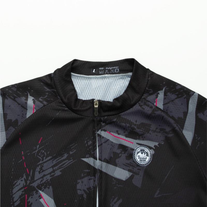 Black Cycling Clothing Custom Ropa Ciclismo Hombre Breathable Short Sleeve Cycling Set Mtb Bike Uniforme Maillot Ciclismo