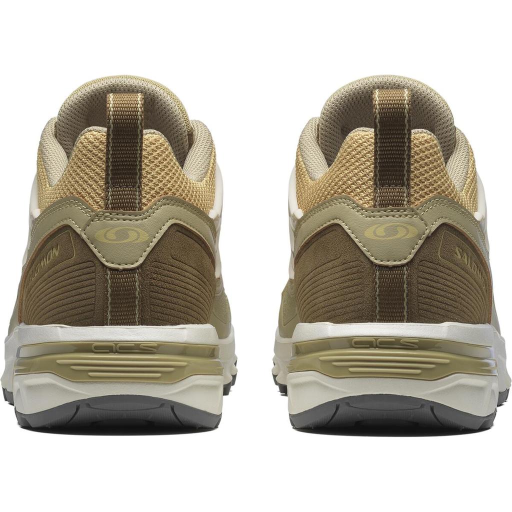 New SALOMON ACS + Abrasion Resistant Low Top Running Shoes Unisex Light Brown 477313