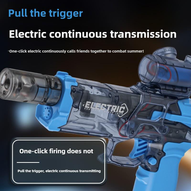 Kids Electric Water Gun Toys Artificial Flame High Stress Fights Game Summer Outdoor Beach Swimming Pool Toys For Kids Present