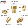 Pakket van 10 stuks Carburateur Hoofdsproeier M4 M5 5mm 6mm 8mm Schroefdraad voor DellOrto BGM Motoforce Carburateur Injector Mondstuk Maat 40-205