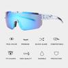 Women Cycling Sunglasses Nose Pads Sunshade Windproof No Rim Block UV Light Transparent Clear View Summer Outdoor Sunglasses Eyewear Accessories