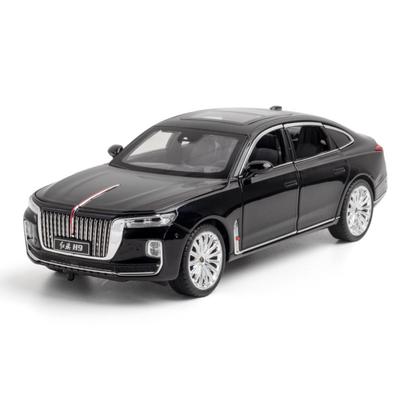 1/24 HONG QI H9 Legierung Luxusauto Modell Diecasts Metall Spielzeugfahrzeuge Automodell Simulation Ton und Licht Sammlung Kindergeschenke