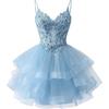 Suspender Dress Homecoming Dresses Short Banquet Evening Dress Dress European and American
