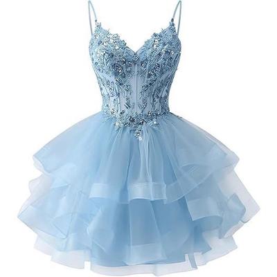 Trägerkleid Abschlussballkleider kurz Bankett Abendkleid Kleid Europäisch und Amerikanisch