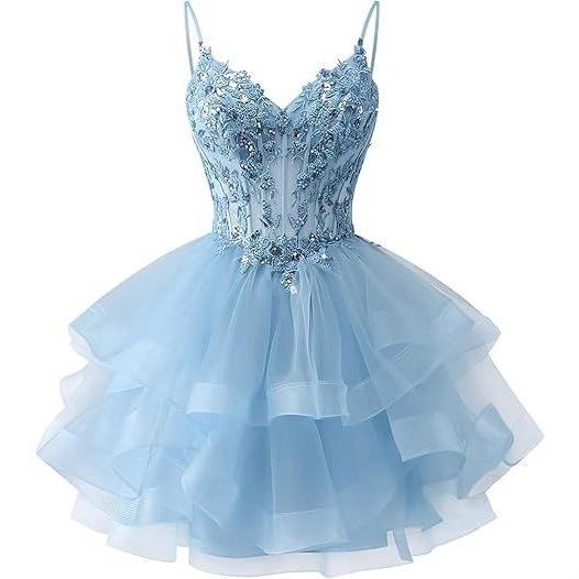 Suspender Dress Homecoming Dresses Short Banquet Evening Dress Dress European and American