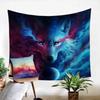 1pc,Where Light and Dark Meet By JoJoesArt Printed Tapestry Wall Hanging Polyester Tapestry Tablecloth , Dustproof Cover