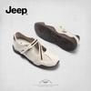 Jeep Women's Retro French Mary Jane Flat Shoes
