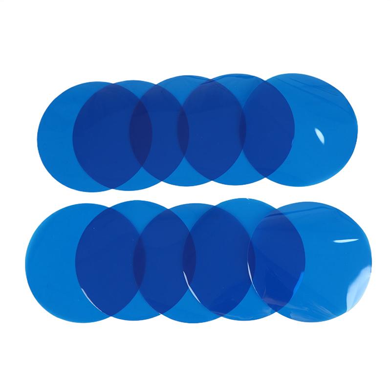5/10Pcs 10Cm Lamp Color Correction Film Self Adhesive Transparent Filter Sheets Light Gel For Headlights Bedrooms Living Rooms