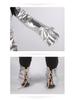 Aluminum Foil Heat-Resistant Protective Gear: Fireproof Apron, Leg Guards, Gloves, and Sleeves for High-Temperature Aluminum and Steel Work.