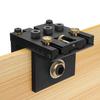 F75570 Adjustable Doweling Jig Woodworking Pocket Hole Jig With 6/8/10/15mm Drill Bit For Drilling Guide Locator Puncher Tools 3 In 1