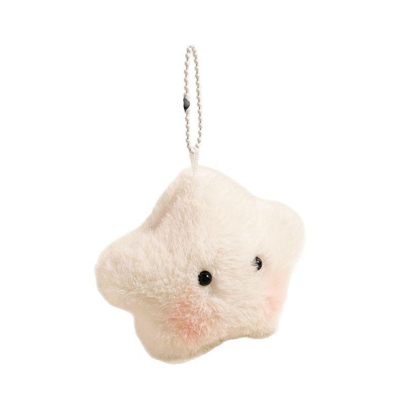 Creative Plush Star Pendant Cute Girl Keychain – Perfect Small Gift or Bag Decoration