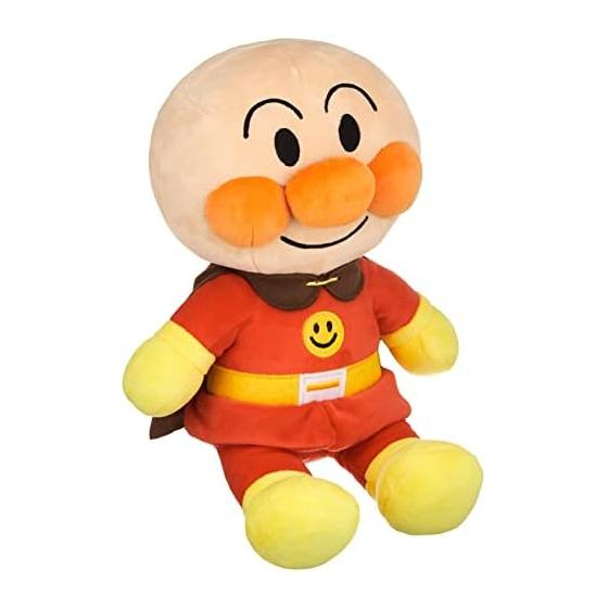 SEGA FAVE Anpanman Fluffy Smile Plush Toy Tight M Anpanman