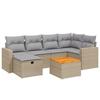 VidaXL Garden Lounge Set with Cushions 7 Pcs, Patio Sofas, Patio Furniture Set, Outdoor Furniture, Mix 3264839