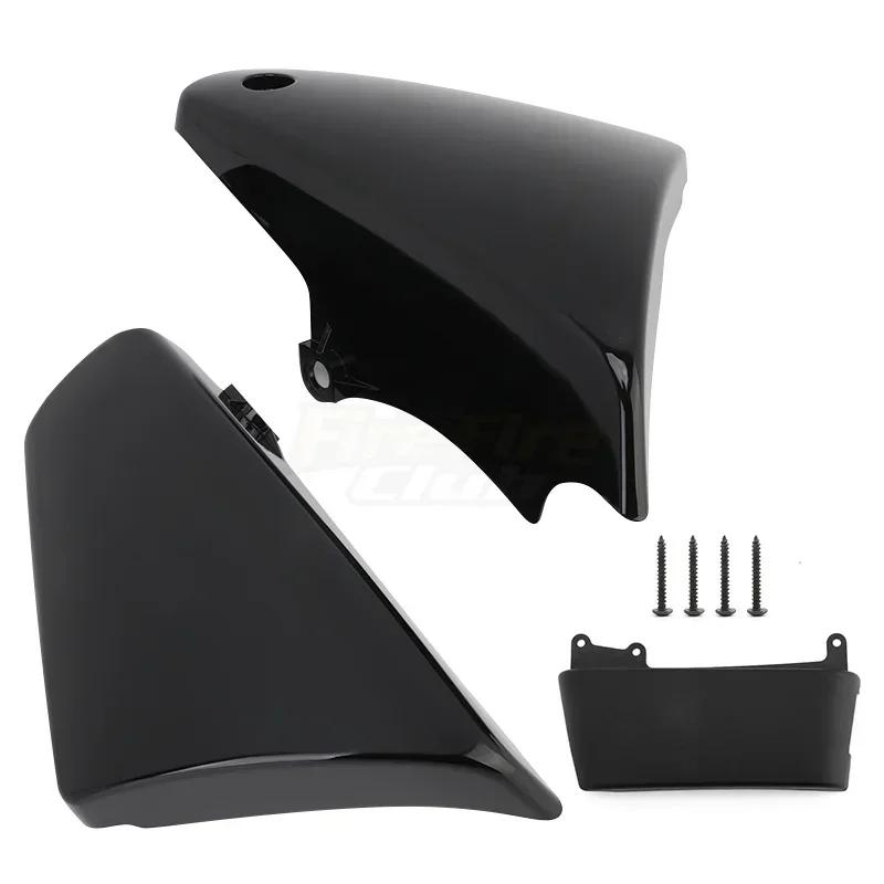 

Black Motorcycle Battery Side Fairing Covers Frame Guard Protector For Kawasaki Vulcan VN900 Classic Custom 2006-2020 чёрный