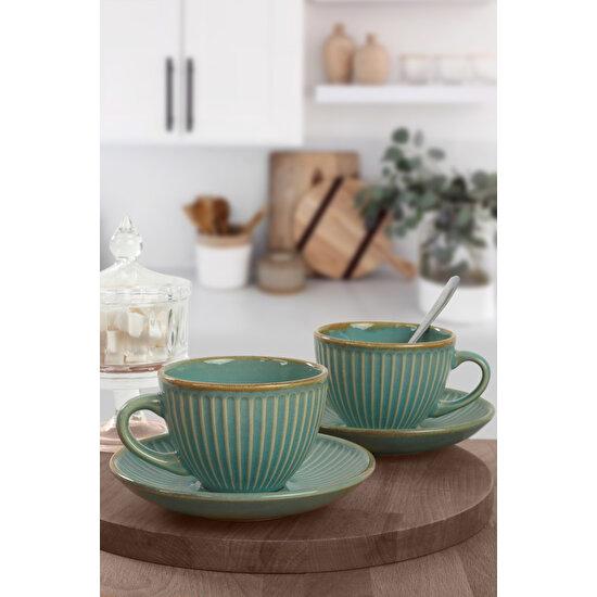 

Чайный сервиз Keramika Teal, 12 предметов, на 6 персон